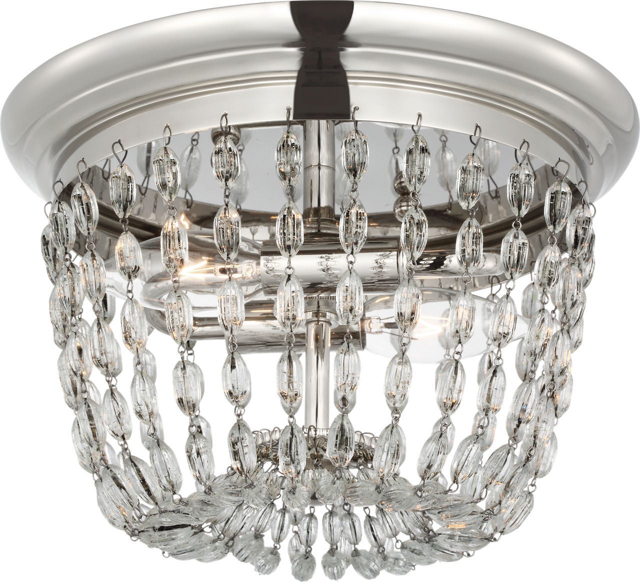 Chapman & Myers Paris Flea Market 10 Inch 2 Light Flush Mount